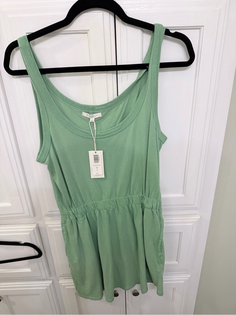 Z Supply Women's Sage Green Sleeveless Tank dress